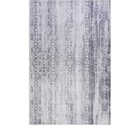 Wecon Home Alfombra plana, estampado vintage gris, espíritu bohemio 170x120