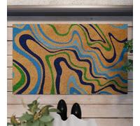 Wecon Home WECONhome Aqua Fusion - Felpudo de coco para cualquier entrada (45 x 75 cm, color natural)