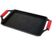 WECOOK! Bandeja de Asar 37 X 25cm, Aluminio, Asas de Silicona, Vitrocerámica, Gas, Horno