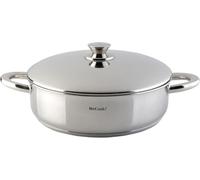 WECOOK Cacerola Baja Acero Inoxidable 18/10 con Tapa, 20 cm