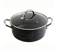 WECOOK CAZUELA GRANITE C/TAPA 20 CM.ALUM.FORJ