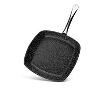 WECOOK! Granite Grill Liso, 28x28 cm, Aluminio Forjado 3 mm, Inducción