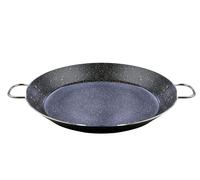 WECOOK! Granite Paellera Inducción, 42cm, 10 Raciones, Aluminio Prensado, Antiadherente XYLAN PLUS Ecológico sin PFOA, 3 mm Espesor, Apta Todas las Cocinas, Vitrocerámica, Gas, Lavavajillas