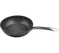 WECOOK! Granite Sartén Honda Aluminio Forjado 28cm, Inducción Completa, Antiadherente Ecológico Piedra sin PFOA, Mango Acero Profesional, Apta Todas las Cocinas, Vitrocerámica, Gas, Horno