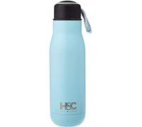 WECOOK! H&C Botella Agua Térmica Acero Inoxidable 350ml, Cantimplora Termo, Aislamiento Doble Pared, 12 Horas Bebida Caliente / 24 Horas Bebida Fría, Libre de BPA y Ftalato, Funda Neopreno, Turquesa