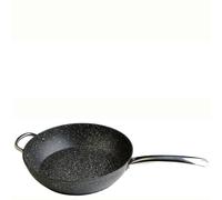 WECOOK! Granite Sartén Honda Aluminio Forjado 32cm, Inducción Completa, Antiadherente Ecológico Piedra sin PFOA, Mango Acero Profesional, Apta Todas las Cocinas, Vitrocerámica, Gas, Horno