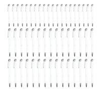 Wectirc Bolígrafos de negocios - 50 plumas estilográficas de metal, papelería de moda con clip plateado, lápiz de escritura multifuncional para enfermería, negocios, élites, profesionales, escuela