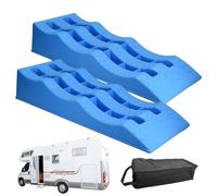 Wectirc Cuñas de rueda para coches, bloques de nivelación de cámper, calzos de rueda de caravana, remolques y niveladores, bloques de nivelación ligeros de remolque de viaje para caravana o