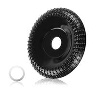 WEDAMOO Disco Desbaste Madera, Disco de Amoladora de Madera Discos 125 mm para Madera, Tungsteno Discos tallar madera para Tallar y Lijar Madera, Madera Blanda, Madera Dura (Negro)