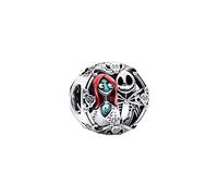Wedanor Abalorios Charms Colgantes de Pesadillas antes de Navidad Cuentas Plata de Ley 925 con Compatible con Pulsera Europeo, Charms para Mujer