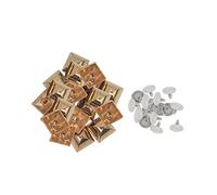 WedDecor Alta Baja Pirámide Tuerca Ajuste Mano Herramienta Recambio & Reparación para Collares de Perro, Bolso, Cuero Manualidades Proyecto, Manualidades, Bricolaje Proyectos,7mm, Plateado, 1pc