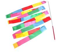 WedDecor Cintas de gimnasia rítmica con serpentina, bastón de baile, ejercicio de giro, espectáculos de talentos, baile artístico, decoración de fiestas, arte de bastón, actividades divertidas, 4