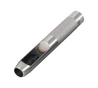 WedDecor Hueco Cuero Agujero Perforadora Resistente Acero Sólido Metal Hoja Peletería Sintético Junta Goma Fino Aluminio Latón Tachuela Herramientas Cortadores Golpeador - Plateado, 16mm