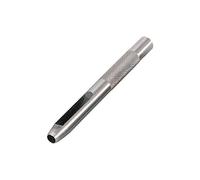 WedDecor Hueco Cuero Agujero Perforadora Resistente Acero Sólido Metal Hoja Peletería Sintético Junta Goma Fino Aluminio Latón Tachuela Herramientas Cortadores Golpeador - Plateado, 14mm