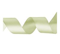 WedDecor Marfil Cinta para Regalo Envoltura, 25mm x 25 Metros Doble Cara Satén Poliéster Rollo de Boda, Navidad, Pelo Moño,Manualidades, Costura, Tarta de Cumpleaños Decoración