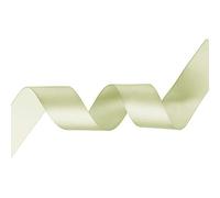 WedDecor Marfil Cinta para Regalo Envoltura, 25mm x 25 Metros Doble Cara Satén Poliéster Rollo de Boda, Navidad, Pelo Moño,Manualidades, Costura, Tarta de Cumpleaños Decoración