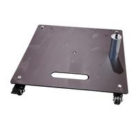 WedDecor Placa base de acero resistente con ruedas para soportes de telón de fondo, conveniente y fuerte para fondos de eventos, cabinas de fotos y transporte de equipos de fotografía