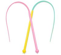 Weddflower Cat Stick, Strish Silicone Cat Stick Toy 2 Piezas de 31.5 Pulgadas Diseño de Cola de Rata Interactive Toy with Bell Trainer para Gatos y Gatitos Interiores
