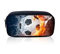 WeddHuis 1 pcs Estuche Escolar 3D con Gran Capacidad, Estuche de Fútbol para Niños, Adolescentes, Estudiantes y Niñas