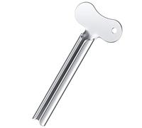 WeddHuis 1 Pcs Exprimidor de Tubos de Acero Inoxidable Exprimidor de Pasta de Dientes Exprimidor Pasta Dientes para Cosméticos Betún Pigmentos Apto para Cocina Baño Estudio