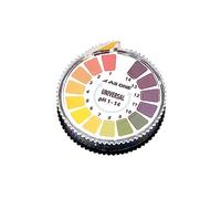 WeddHuis 1 Rollo 5m PH Papel Indicador Tornasol Papel Rollo Prueba Rango 0-14 pH para Agua Orina Saliva Dieta Alcalina Necesidad de Salud