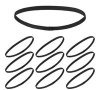 WeddHuis 10 Piezas muñequera padel hombre, Diadema Deportiva Elástico Antideslizante, Cinta Pelo Deporte para Hombres y Mujeres Mini Headbands Desportos para Correr, Ioga, Fitness, Basquete, Ténis