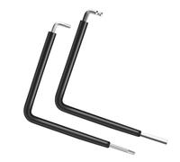 WeddHuis 2 Piezas Herramientas de Ajuste para Ventanas/Puertas con Película Termorretráctil, Llaves de Ajuste para Carpintería, Montaje de Ventanas (Torx 15, Hexagonal 4mm, Cabeza Esférica 4mm)