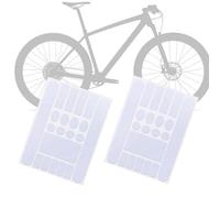 WeddHuis 21-piezas de Película Protectora para Bicicleta Película Protectora de Pintura para Bicicletas de Trekking, Mountain Bike, Carreras, E-Bikes (transparente)