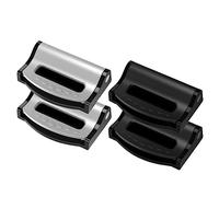 WeddHuis 4 Pcs Clip para Cinturón de Seguridad de Coche, Ajustador de Cinturón de Seguridad, Pinzas de Plástico para Cinturón, Clip de Sujeción de Cinturón, Sirve para que no quede Tenso el Cinturón