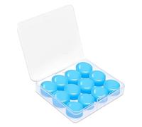 WeddHuis 6 Pares Tapones de Oídos de Silicona Reutilizables, Impermeables y Reductores de Ruido, Ideales para Dormir, Nadar y Entornos Ruidosos, Incluye Estuche de Viaje