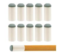 WeddHuis Cabezales para Tacos De Billar, Paquete De 10 Puntas para Tacos Billar, No Requiere Pegamento, Puntas De Repuesto para Taco De Billar De 13 Mm