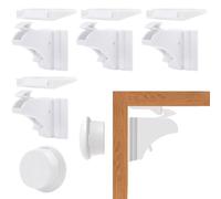 WeddHuis Cierre magnético para armario de niños, 4 cerraduras con 1 llave, seguridad invisible, sin taladrar ni atornillar, seguro puertas bebe, protector cajones bebe