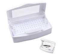 WeddHuis Esterilizador Manicura y Pedicura con Bandeja Elevadora para Instrumentos y Herramientas de Uñas