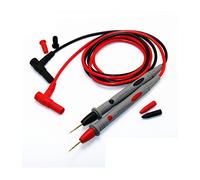 WeddHuis Juego de 2 cables de multímetro con sondas de prueba, mini ganchos y pinzas de cocodrilo de 4mm, CAT III 1000V & CAT IV 600V para polímetro y pinza amperimétrica