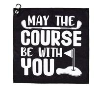 WeddHuis Toalla de Golf, Regalos Divertidos para Hombres, Marido, Novio, Padre, Aficionados al Golf, Toallas de Golf Originales para Bolsas con Clip, Cumpleaños, Accesorios, Bola de Golf Personalizada