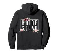Wedding and Engagement Funny Bridesmaid Fiancée Bride Squad Sudadera con Capucha