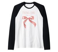 Wedding Bride Tying The Knot Camiseta Manga Raglan