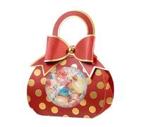 Wedding Candy Boxes - Clear Window Favor Containers with Handle, Party Packaging Boxes, Sweet Treat Display Holders, Popular Supplies for Wedding, Reception, Paper Clear