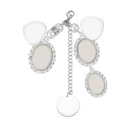 Wedding Glass Charm Bride And Groom Pendant Alloy Texture Suitable For Bridal Bouquet Decors And Photo Frame Ornament Memorial Glass Pendant For Bridal Bouquet