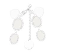 Wedding Glass Charm Bride And Groom Pendant Alloy Texture Suitable For Bridal Bouquet Decors And Photo Frame Ornament Memorial Glass Pendant For Bridal Bouquet