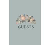 Wedding Guest Book - Green Florals - 100 Pages Hardcover: A Keepsake of Love, Memories, and Well-Wishes