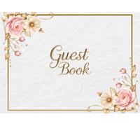 Wedding Guest book: Personalized wedding guestbook alternative, Blush Pearl Elegance wedding guest book sign in guest book for wedding reception