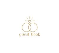 Wedding Guest Book - White with Gold Rings - 100 Pages Hardcover: A Keepsake of Love, Memories, and Well-Wishes
