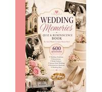 Wedding Memories Quiz and Reminiscence Book For Older Adults
