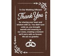 Wedding Officiant Journal - To Our Wedding Officiant B: Gifts For Officiant Of Wedding Proposal Journal Notebook Will You Be Our Officiant Proposal Minister Appreciation Gift