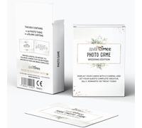 Wedding Photo Game by snaPmee - Juego de 50 + 4 tareas fotográficas - Juego de boda para invitados y pareja de novias (eucalipto)
