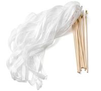 Wedding Ribbon Stick for Wedding GloCksstäBe Hochzeit Luftschlangen 12 StüCk Band Fee Zauberstab Zauberstab Luftschlangen Zauberstab ZauberSnakes Zauberstab Mit Glocken Hochzeitsband Flatternde