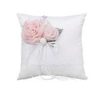 Wedding Ring Cushion Flower Decoration Marriage Couple Ring Holder for Jewellery