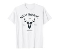 Wedding What Happens on The Stag Camiseta