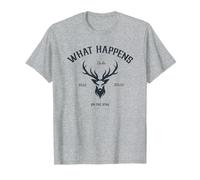 Wedding What Happens on The Stag Camiseta